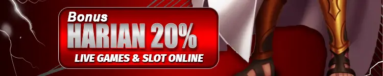 BONUS DEPOSIT SETIAP HARI 20%